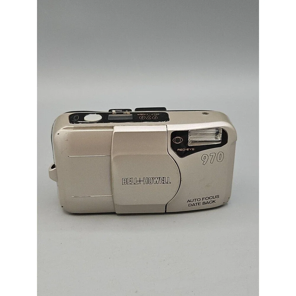 BELL + HOWELL 970 Auto Focus Date Back Red-Eye Point and Shoot Film Camera